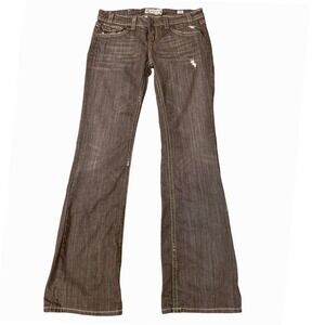 Womens MEK Denim Havana Bootcut Low Rise Embroidered Jeans 31 Western Cowgirl